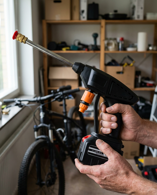 TryckTvätten Pro - Batteridriven högtryckstvätt
