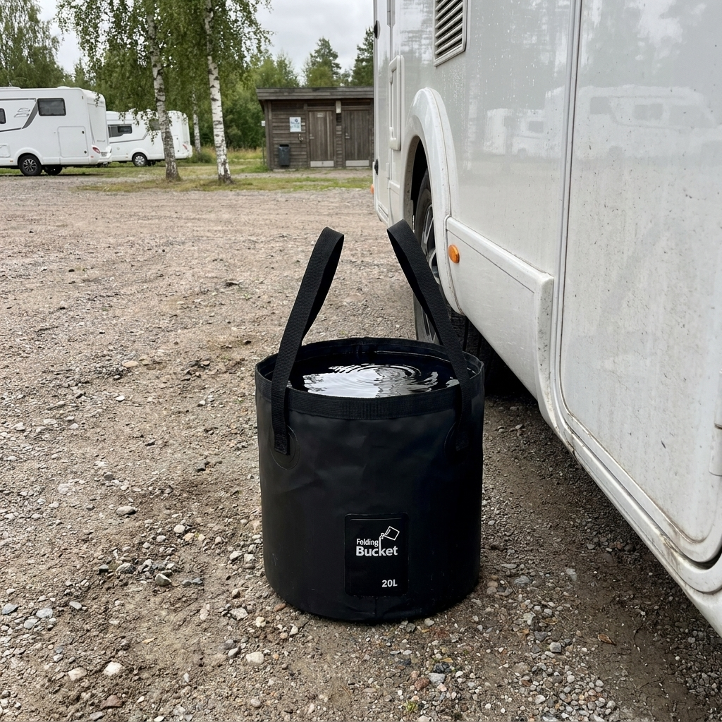 Trycktvätten Hopfällbar Hink 20L